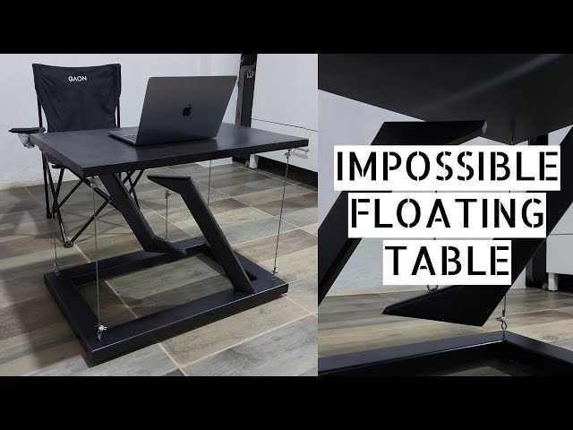 Making an IMPOSSIBLE Floating Table | Tensegrity Table