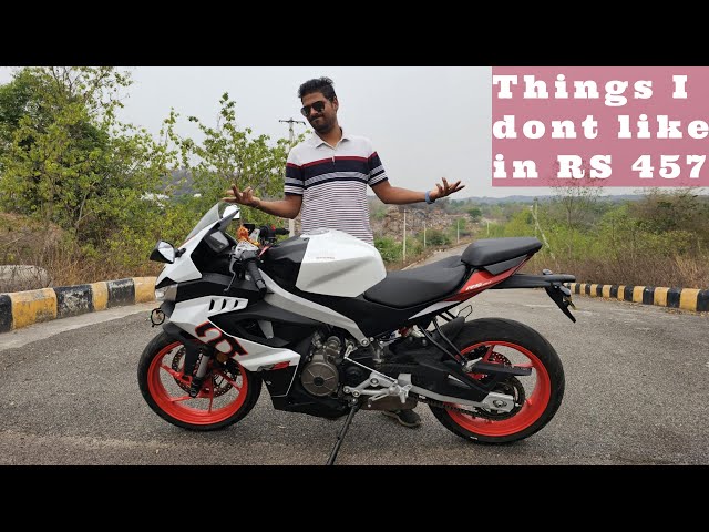 Things I don't like in the Aprilia RS 457 | Are these deal-breakers?