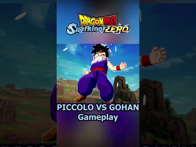 PICCOLO VS GOHAN GAMEPLAY Dragon Ball Sparking Zero #shorts