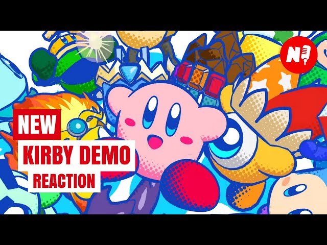REACTION | Kirby Star Allies Demo