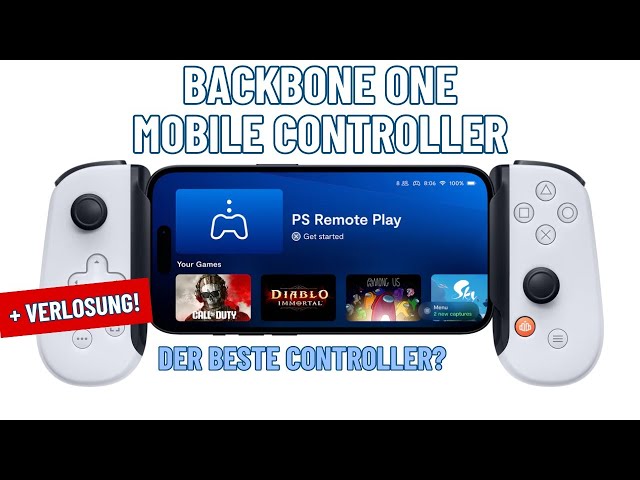 BACKBONE One Mobiler Gaming Controller - idealer Begleiter für sämtliche Cloud & Streaming Apps