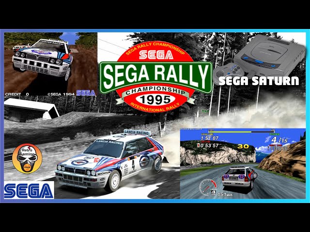 Sega Rally Championship - SEGA Saturn gameplay on Mister FPGA