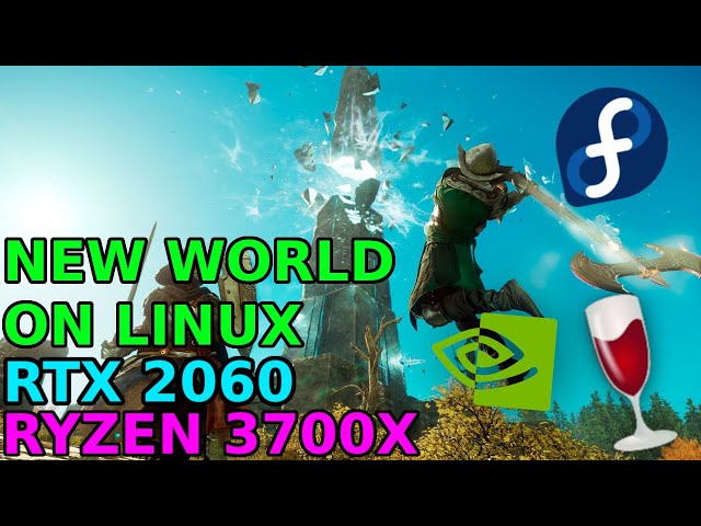 New world on Linux // RTX 2060 6GB, RYZEN 3700X, LOW SETTINGS