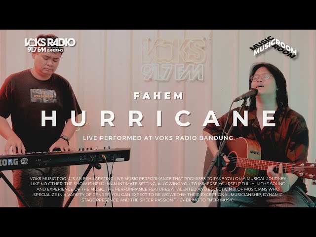 Fahem - Hurricane | Live at Voks Music Room