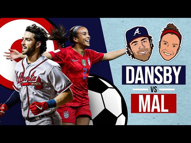 Power Couple Mallory Pugh & Dansby Swanson See Who's the Better Athlete! USWNT, MLB stars face off