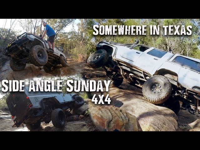 4x4 Side Angle Sunday! | Extreme 4wd Off-roading Somewhere in Texas - Will It Tip Over?