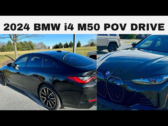 2024 BMW i4 M50 - POV Driving | NO TALKING - Back Road Driving