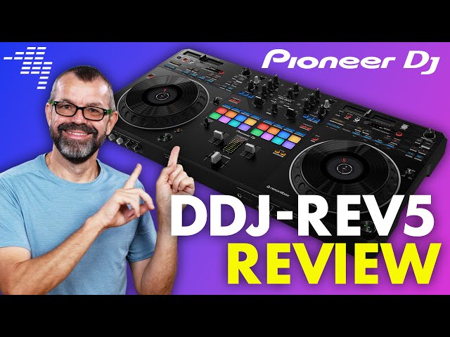Pioneer DJ DDJ-REV5 Review - All New Features Demoed! [Piano Play, Auto BPM Transition, Stems..]