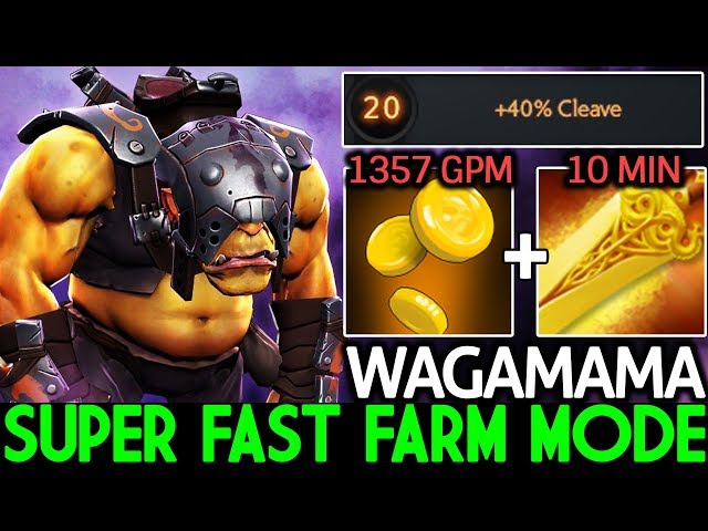 Wagamama [Alchemist] Super Fast Farm Mode Cancer Hero 7.21 Dota 2