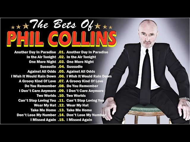 Phil Collins Greatest Hits Full Album 2024🎙 Best Soft Rock Songs Phil Collins Vol.17