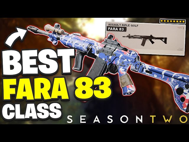 BEST FARA 83 CLASS - Cold War Season 2 NEW GUN IS INSANE!