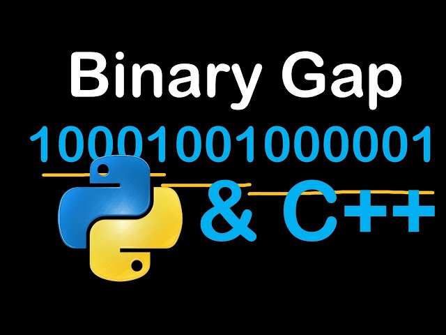 Binary Gap in Python and C++ Codility Solutions Lesson 1