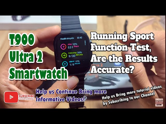T900 Ultra 2 Smartwatch - Running Sport Function Test, Are the Results Accurate? Check it out!