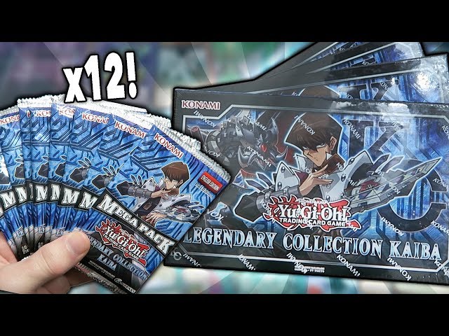 BEST YuGiOh LEGENDARY COLLECTION KAIBA 1st Edition BOX OPENING x4! 12 KAIBA MEGA PACKS!