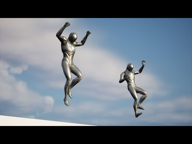 Jumping Animation Pack (UE4+UE5 skeletons included) V02