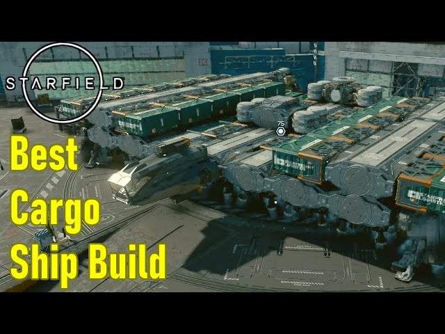 How to make the best cargo ship design in Starfield, shipbuilding guide, freighter build