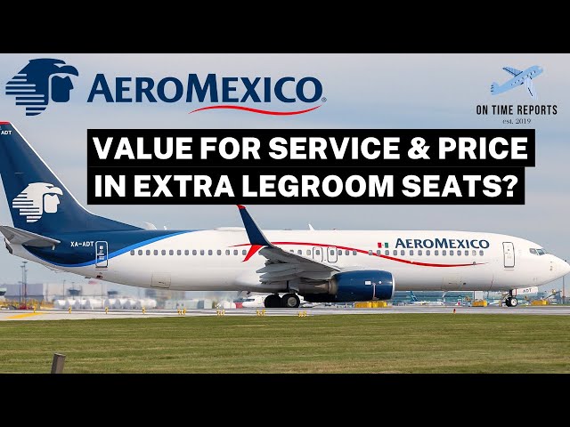 Aeromexico ECONOMY PLUS! Mexico City to Cancun Boeing 737-800 TRIP REPORT
