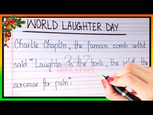 10 lines on World Laughter Day in English | Essay on World Laughter Day in English