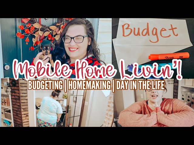 HOW I BUDGET MY HOME IMPROVEMENTS | Mobile Home cleaning | MOBILE HOME HOMEMAKING | DITL of a SAHM