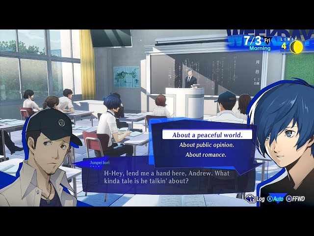 3rd July Question: What kinda tale is he talkin about | Persona 3 Reload
