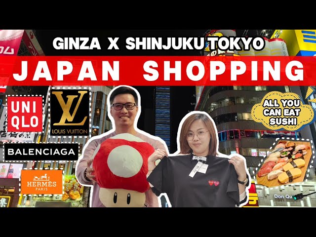 TOKYO SHOPPING GUIDE: GINZA FLAGSHIP + SHINJUKU LUXURY STORES + UNLIMITED SUSHI | JAPAN VLOG 2024