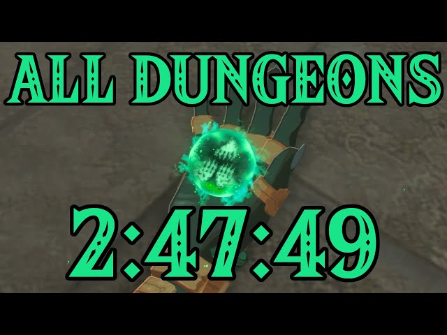 Tears of the Kingdom All Dungeons Speedrun in 2:47:49