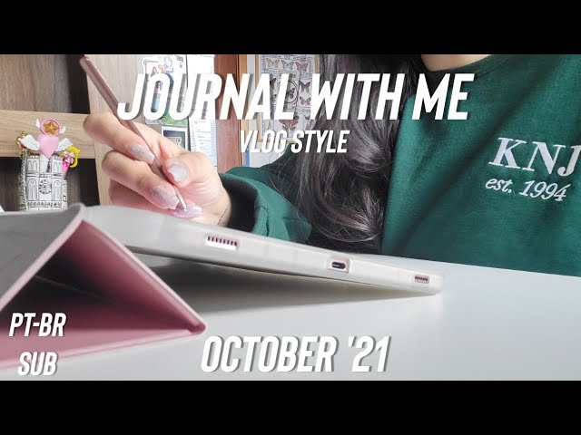 Digital Journal With Me 🌸 October '21 | Galaxy Tab S7 📝 Samsung Notes