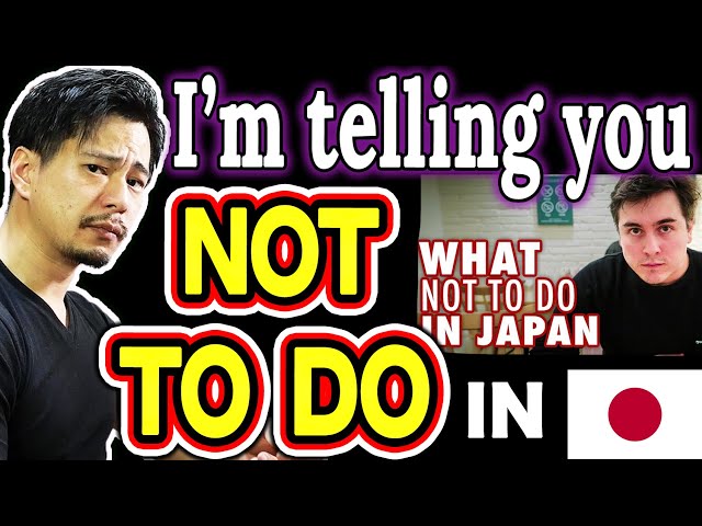 Japanese Reacts to 12 Things NOT to do in Japan -NEW // Abroad in Japan