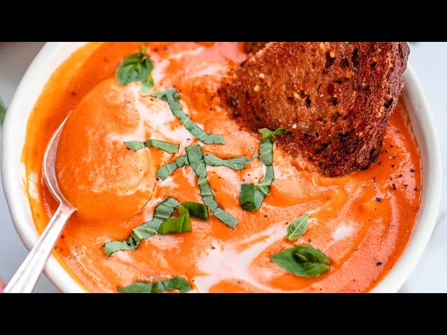 How to Make Vegan Tomato Basil Soup