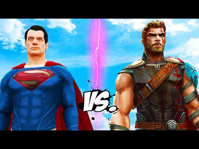 SUPERMAN VS THOR - EPIC BATTLE | ALTERNATE ENDING