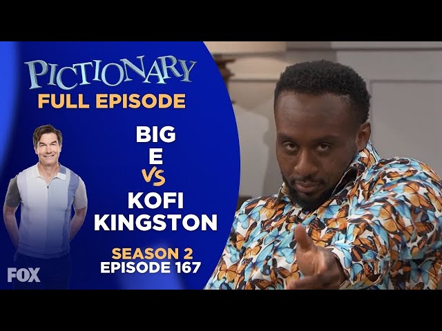 Ep 167. Football Frenzy | Pictionary Game Show - Full Episode: BIG E & Kofi Kingston
