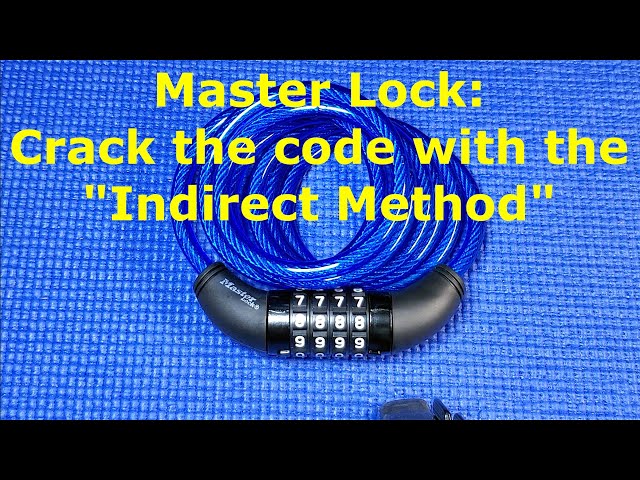 (201) How to recover your lost Master Lock combination bike lock
