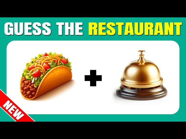 Guess the Fast Food Restaurant by Emoji? Easy, Medium, Hard Levels| Quizzer Odin