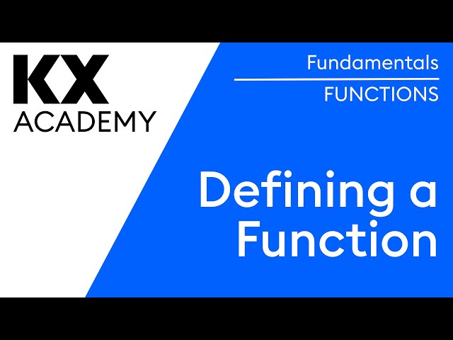 Fundamentals | Defining a Function in kdb | Hands on