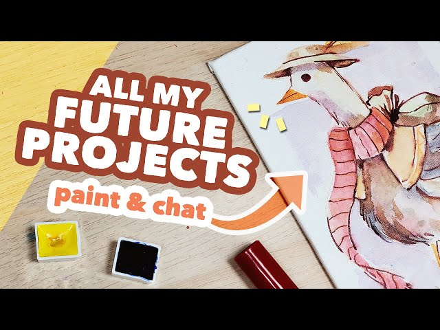 My Future Art Projects & Plans // Draw With me! [& Sketchbox Unboxing]