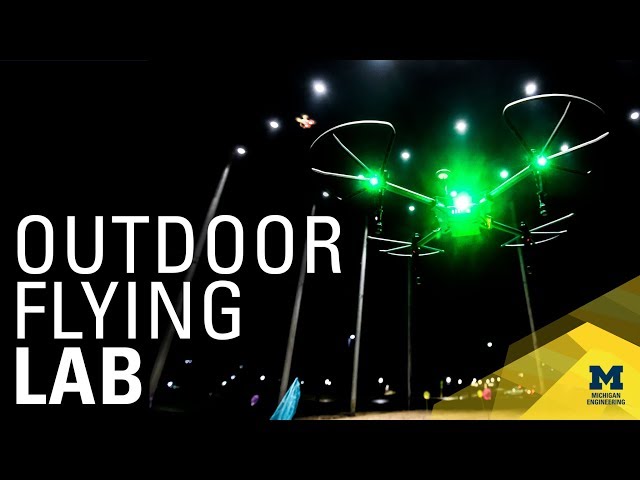 M-Air: Outdoor lab for flying drones and autonomous aerial vehicles