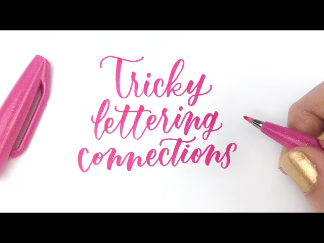 Hand Lettering Connections Tutorial