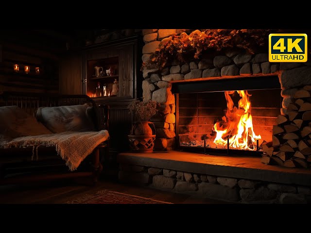 3 hours of Serene Tranquility to the sounds of a Cozy Fire in the fireplace