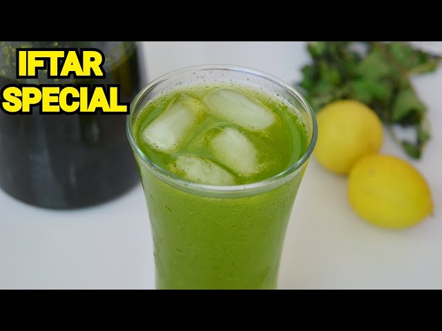 Nimbu Pudina Sharbat || Refreshing Mint Lemon Drink (RAMADAN SPECIAL) by YES I CAN COOK