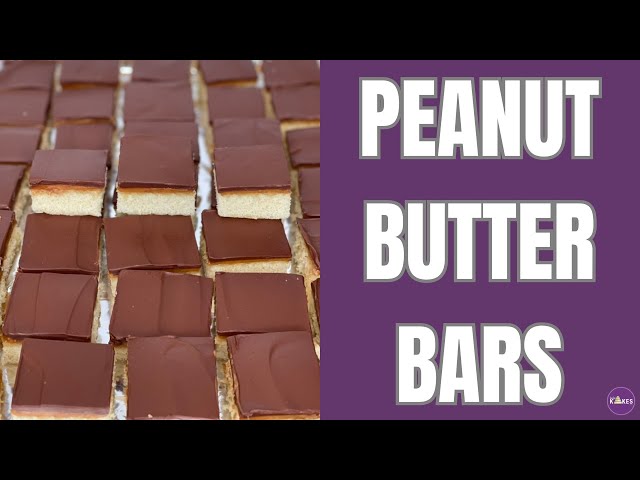 These PEANUT BUTTER BARS Are The Hit Of Every Party!