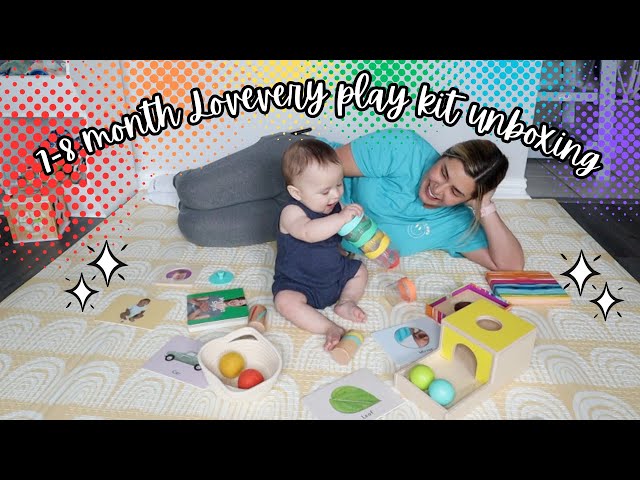 7-8 month Lovevery play kit unboxing