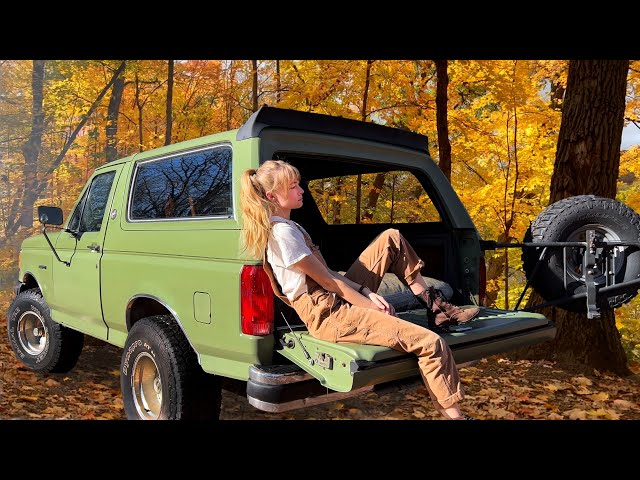 Autumn Truck Camping in my 4x4 Bronco