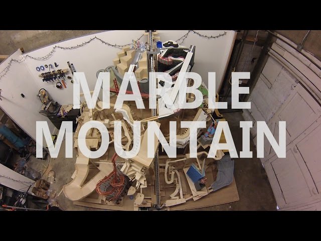 Marble Mountain (teaser version), a themed marble machine