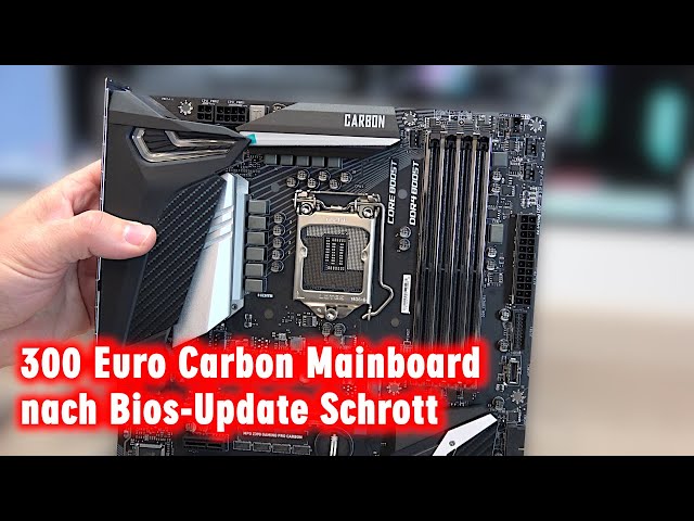 PC-Mainboard nach Bios-Update Schrott 😕️ 300 Euro für die Tonne