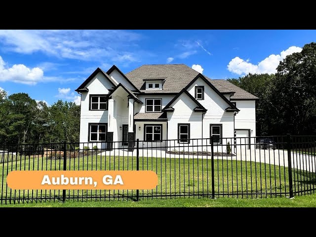 Inside this ELEGANT MODERN CONTEMPORARY Home For Sale in Auburn GA | 6,800 Sq Ft Custom Build