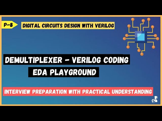 Demultiplexer | Verilog coding on EDA Playground | Practical example of demux
