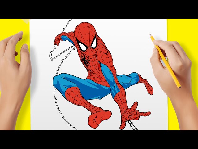 How To Draw Spiderman | Marvel | Easy Step By Step Tutorial