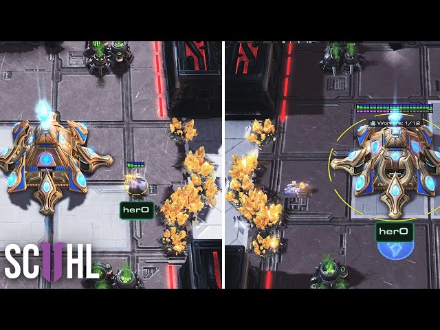 herO's SNEAKY DOUBLE GOLD BASE - Starcraft 2: Maru vs. herO