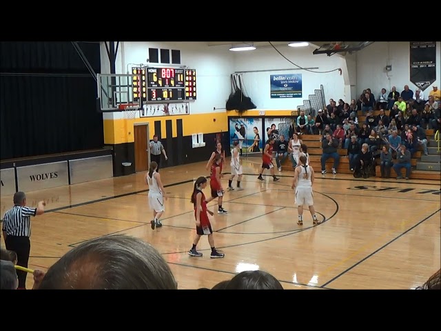 Pulaski vs Algoma Wisconsin High School Girls Basketball December 22, 2015