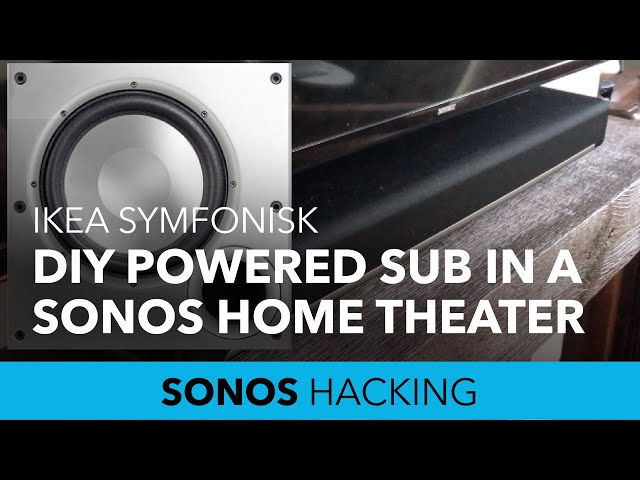 Use ANY powered sub with Sonos Arc, Beam or Playbar + Ikea Symfonisk surrounds